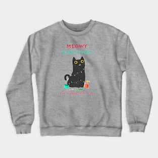 Meowy Christmas Crewneck Sweatshirt